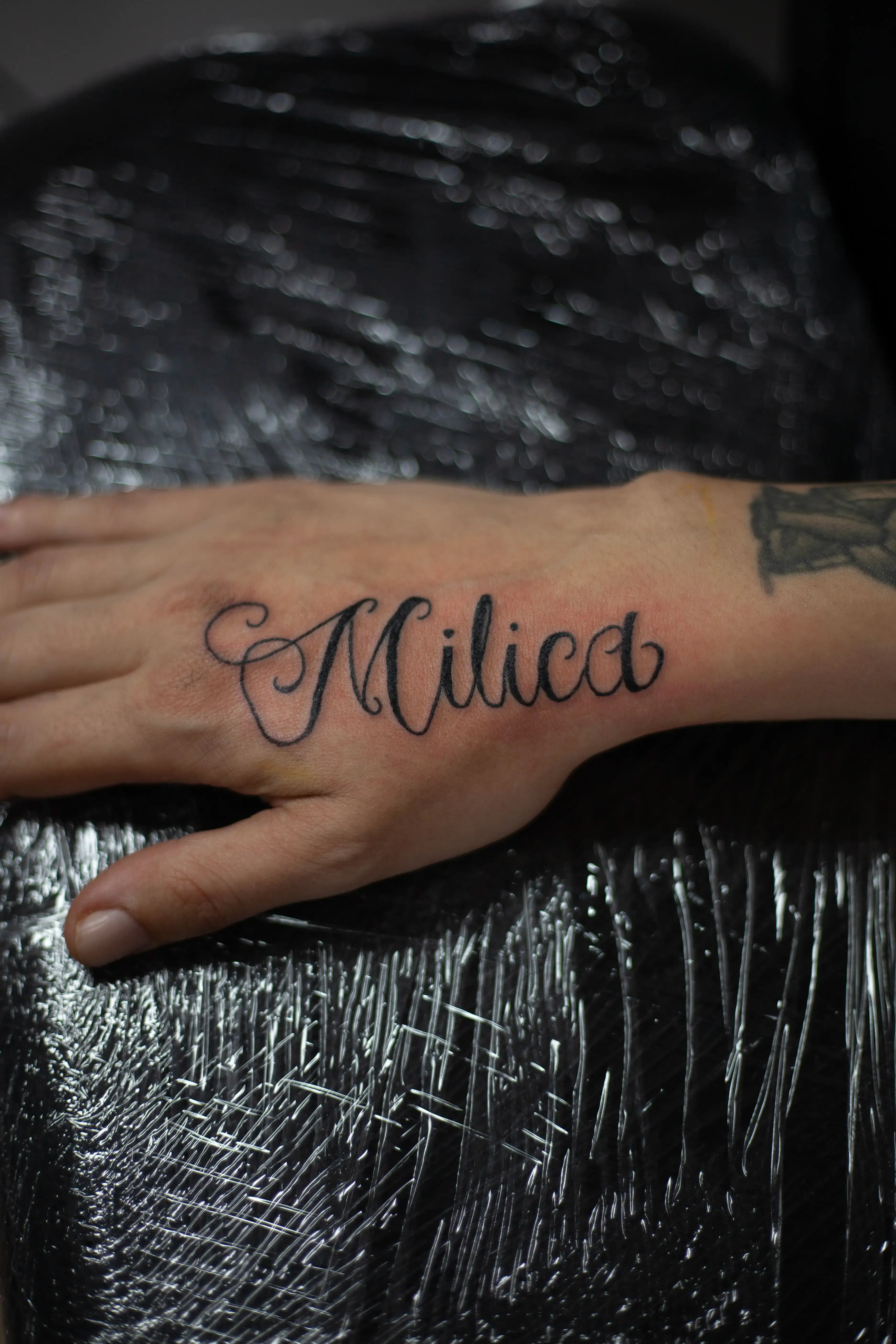 Tetovaža Milica - Lettering rad Eternal Art studio